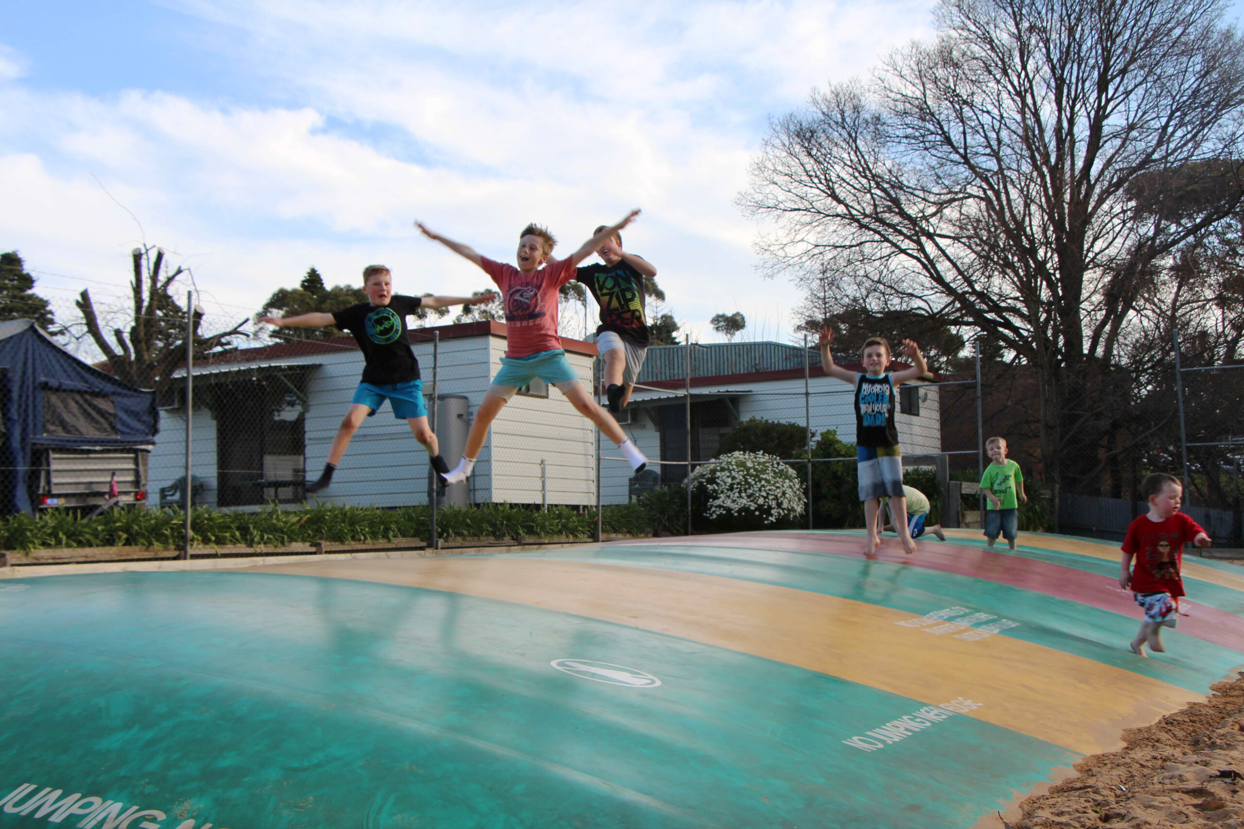 Don’t miss the jumping pillow fun